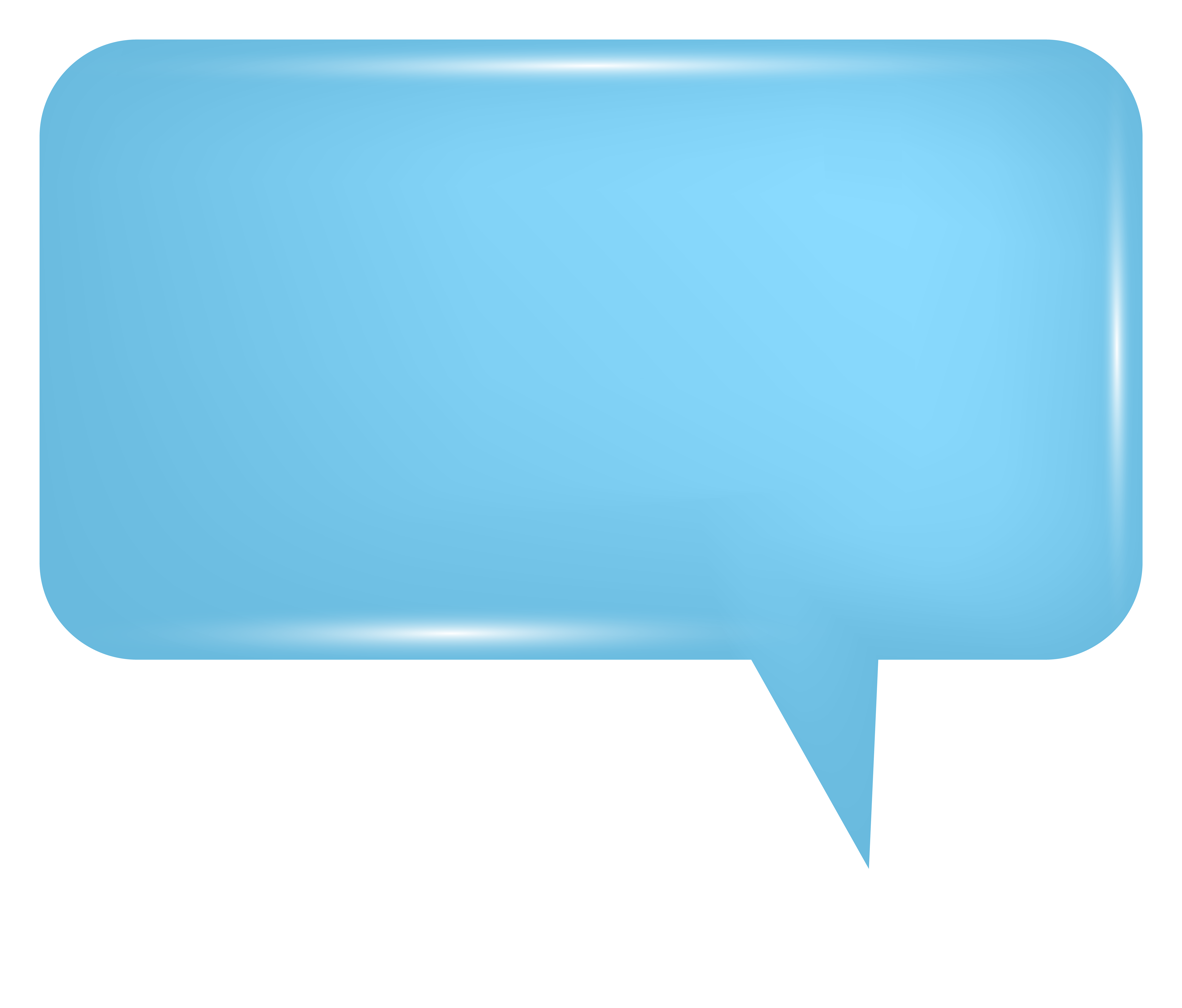 Bubble Speech Blue Png Transparent Clip Art Image - Bubble Speech Blue Png Transparent Clip Art Image (8000x6822)