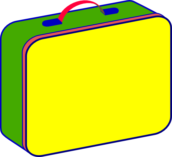 Lunch Box Lunch Clip Art At Vector Clip Art Png - Lunch Box Clipart (600x548)