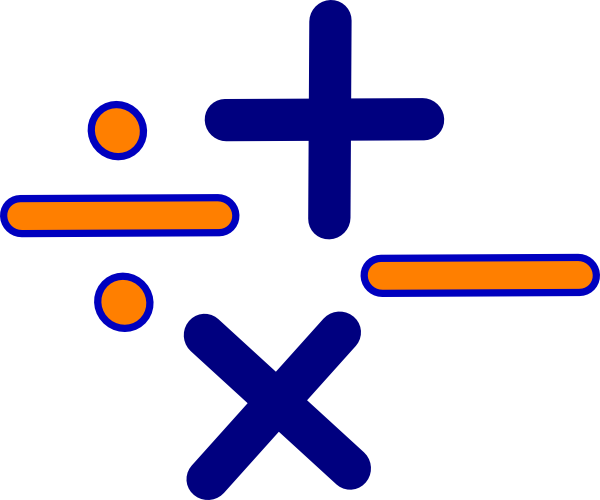 Free Math Symbols Clipart Image - Math Clipart Png (600x500)