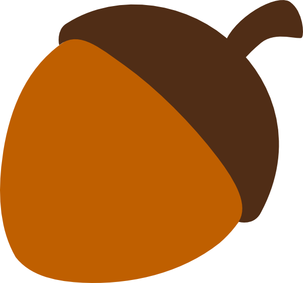 Acorn Png Clipart Icon Image - Fall Acorn Clip Art (600x562)