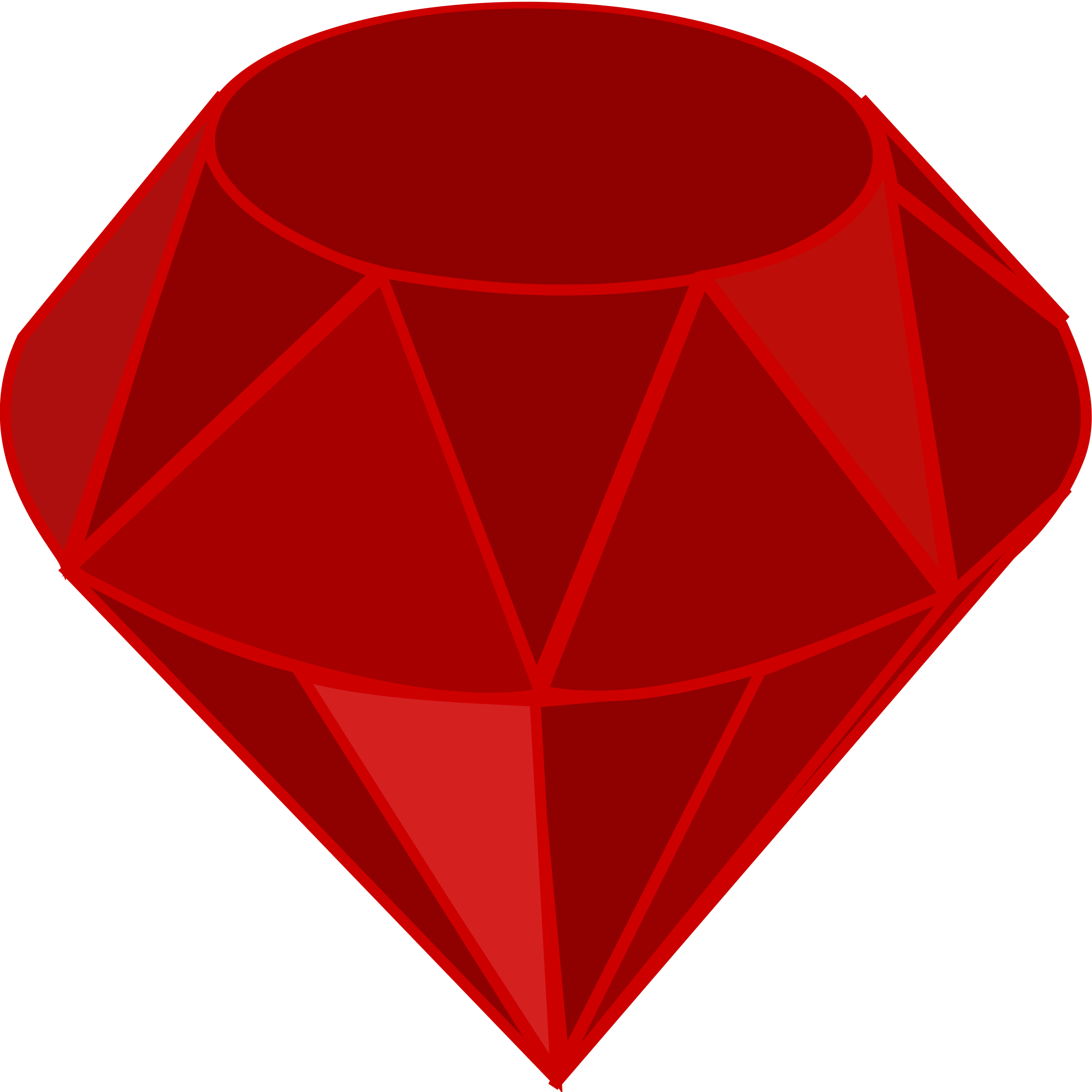 This Free Icons Png Design Of Red Ruby, No Transparency, - Ruby Clip Art (2400x2400)