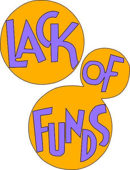 No Money Lack Of Funds Clip Art At Vector Clip Art - Fund Clipart (456x595)
