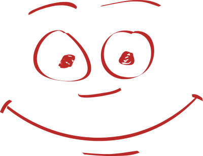 Clip Art Online Editor - Happy Face Doodle Png (400x308)