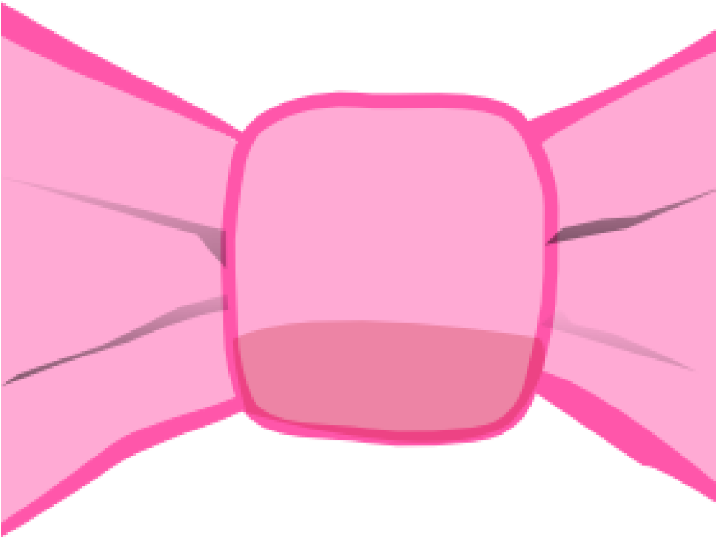 Bow Clipart Pink On Pink Bow Clip Art At Clker Vector - Clip Art (1024x1024)