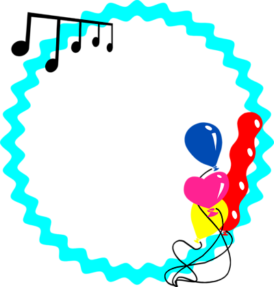 Awesome Party Border Clipart Party Borders Clip Art - Zig Zag Circle Png (400x418)