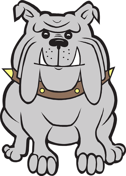 Bulldog Free To Use Clip Art - Bulldog Clipart (515x720)