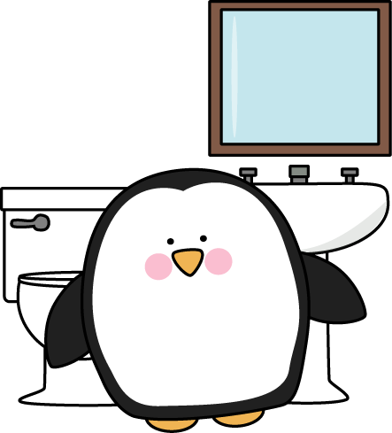 School Bathroom Clipart - Clip Art (443x489)
