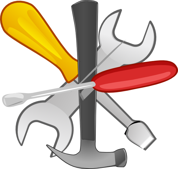 Hand Tools Clipart - Clipart Tools Png (600x568)