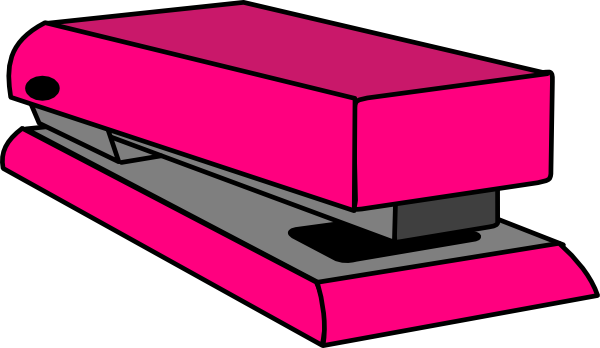 Stapler Clipart (600x348)