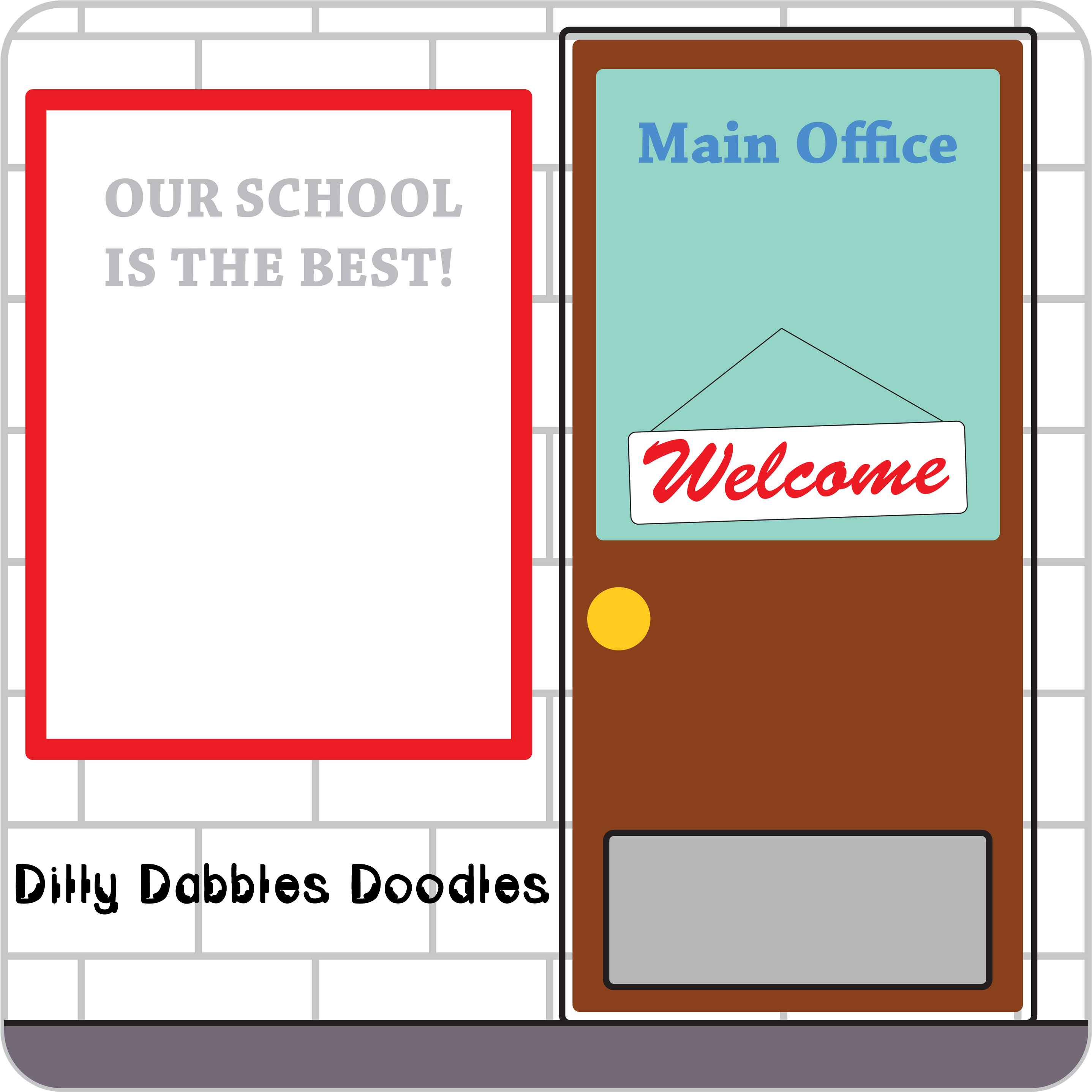 Principal's - Office - Clipart - Clip Art (3192x3192)