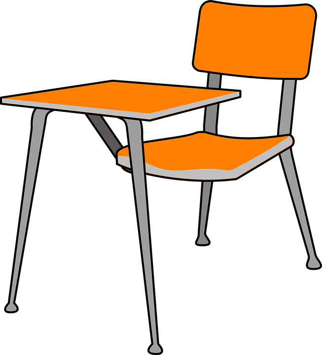 Student Desk Clip Art 8 Large Wooden Desk By Www - Desk Clip Art (1161x1280)