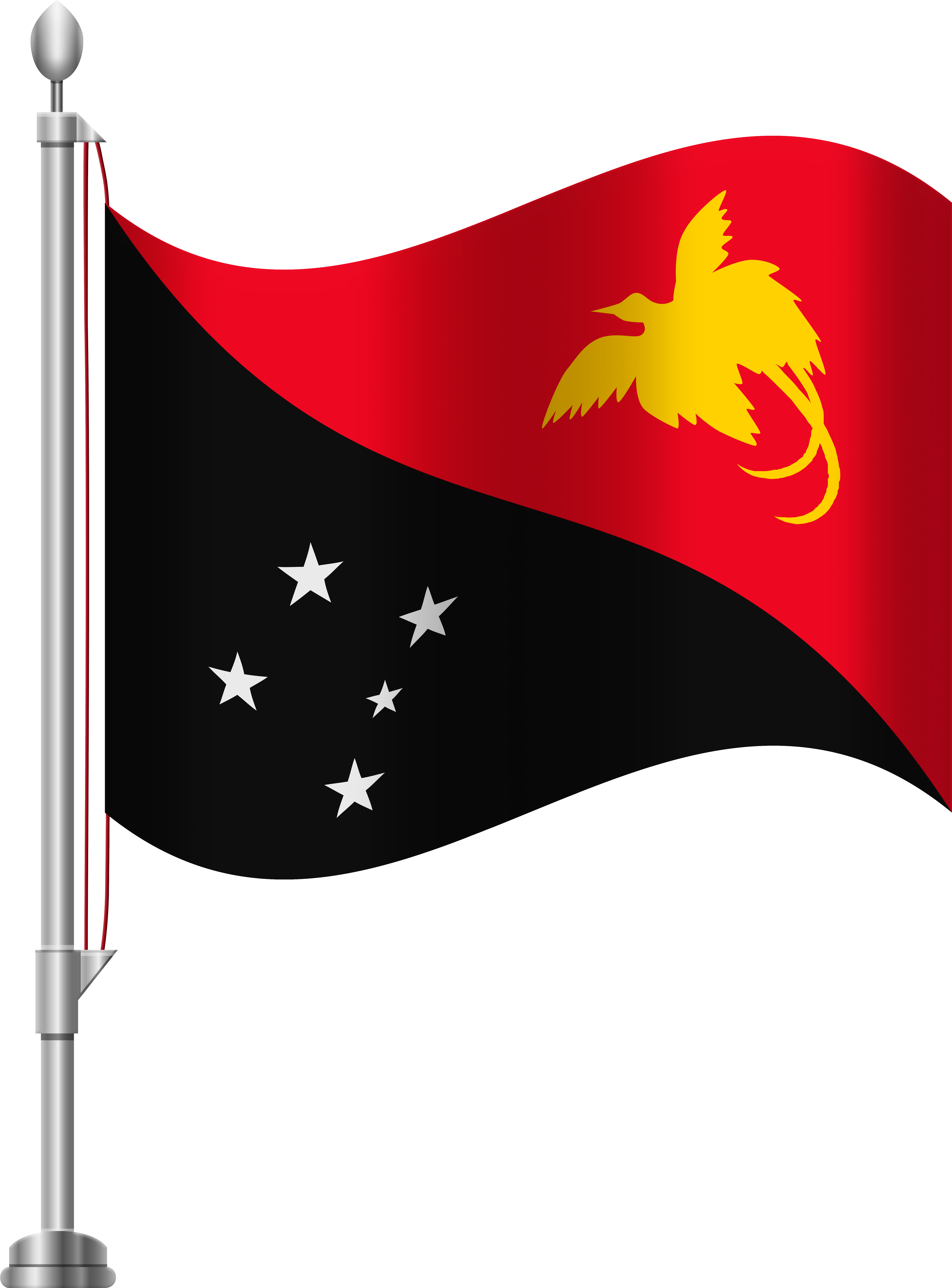 Papua New Guinea Flag Png Clip Art - Papua New Guinea Flag Png Clip Art (6141x8000)