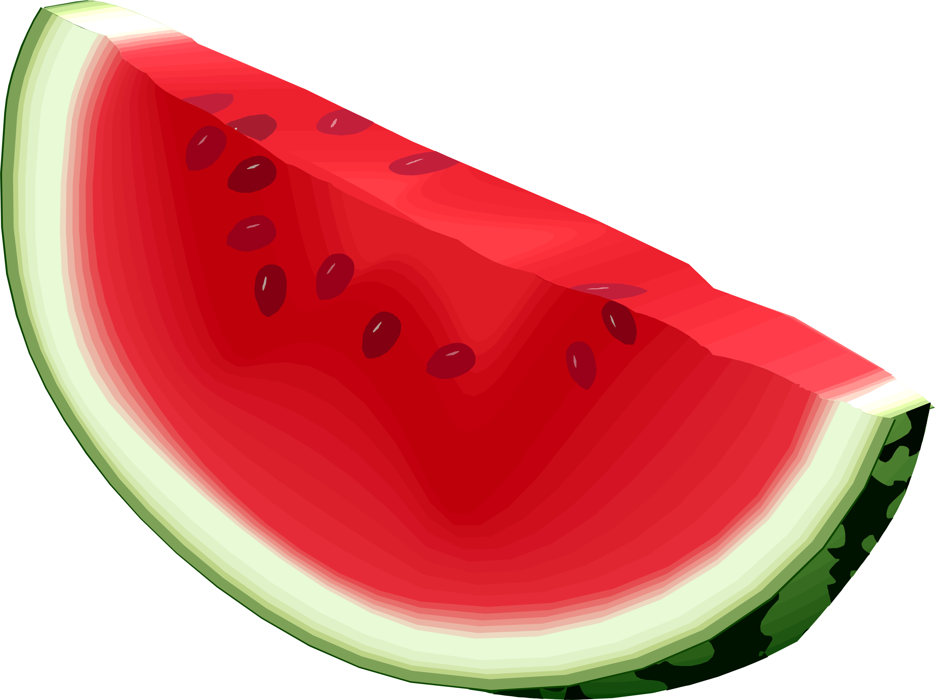 Backgrounds For Watermelon Slice Clip Art No Background - Watermelon With Transparent Background (3031x2271)