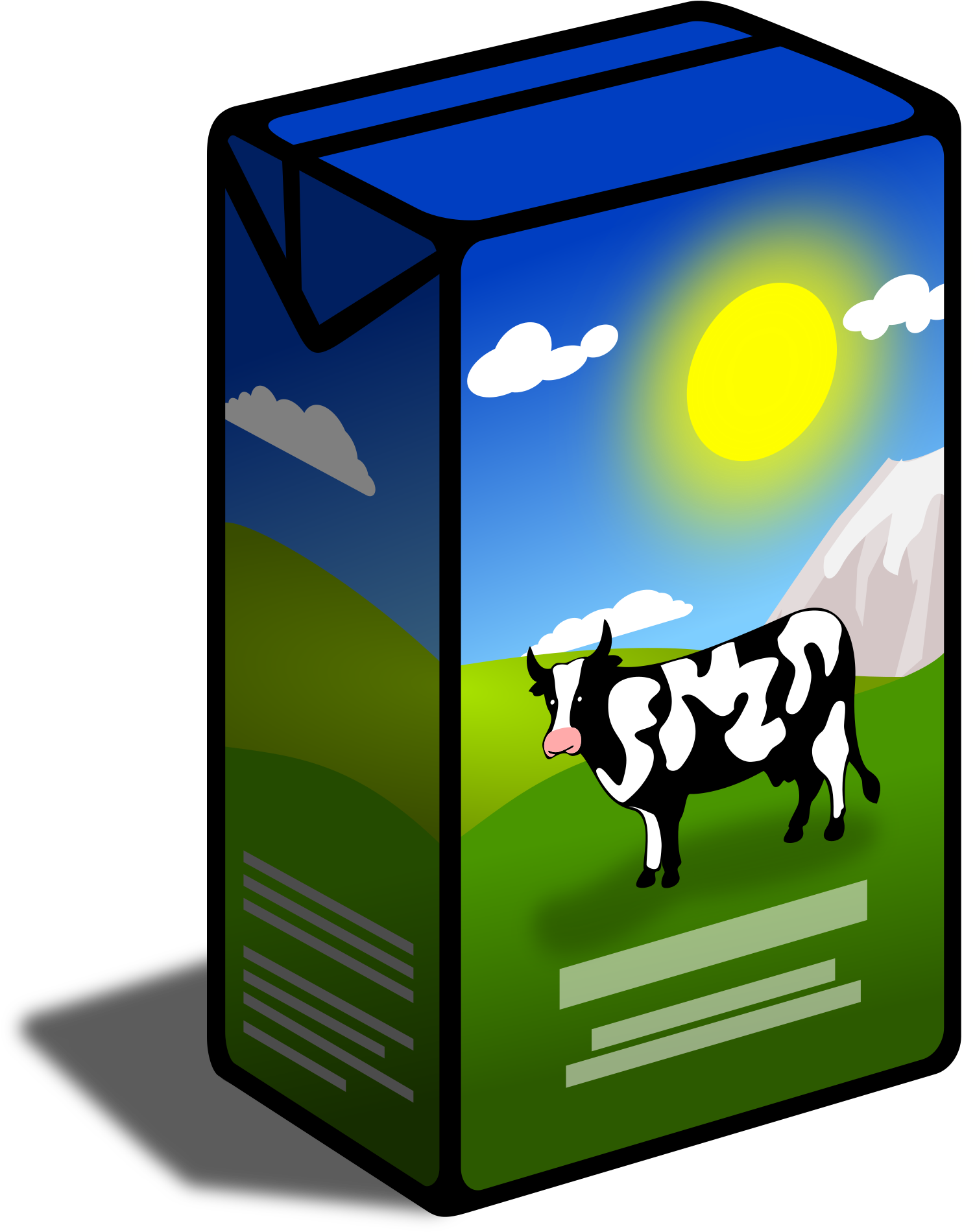 Milk Carton Microsoft Clipart - Caixa De Leite Desenho (1697x2400)