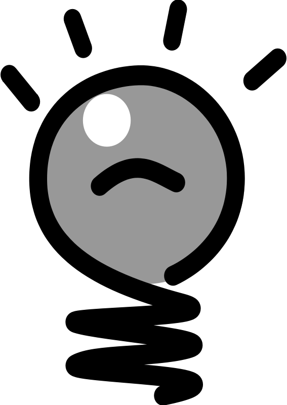 Free Vector No Idea Clip Art - Idea Clipart (567x800)