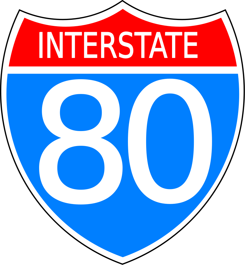 Interstate Highway Sign Svg Vector File, Vector Clip - Interstate Highway Sign (833x900)