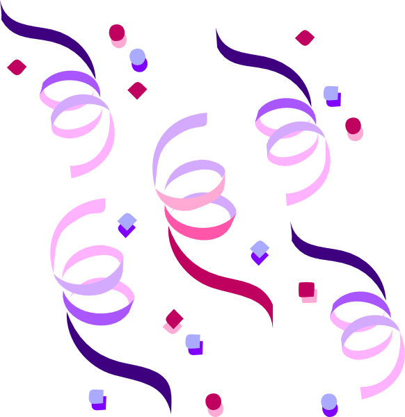 Confetti Clip Art (582x600)