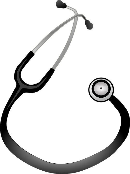 Free Vector Graphic Stethoscope Medical Medicine Image - Stethoscope (539x720)