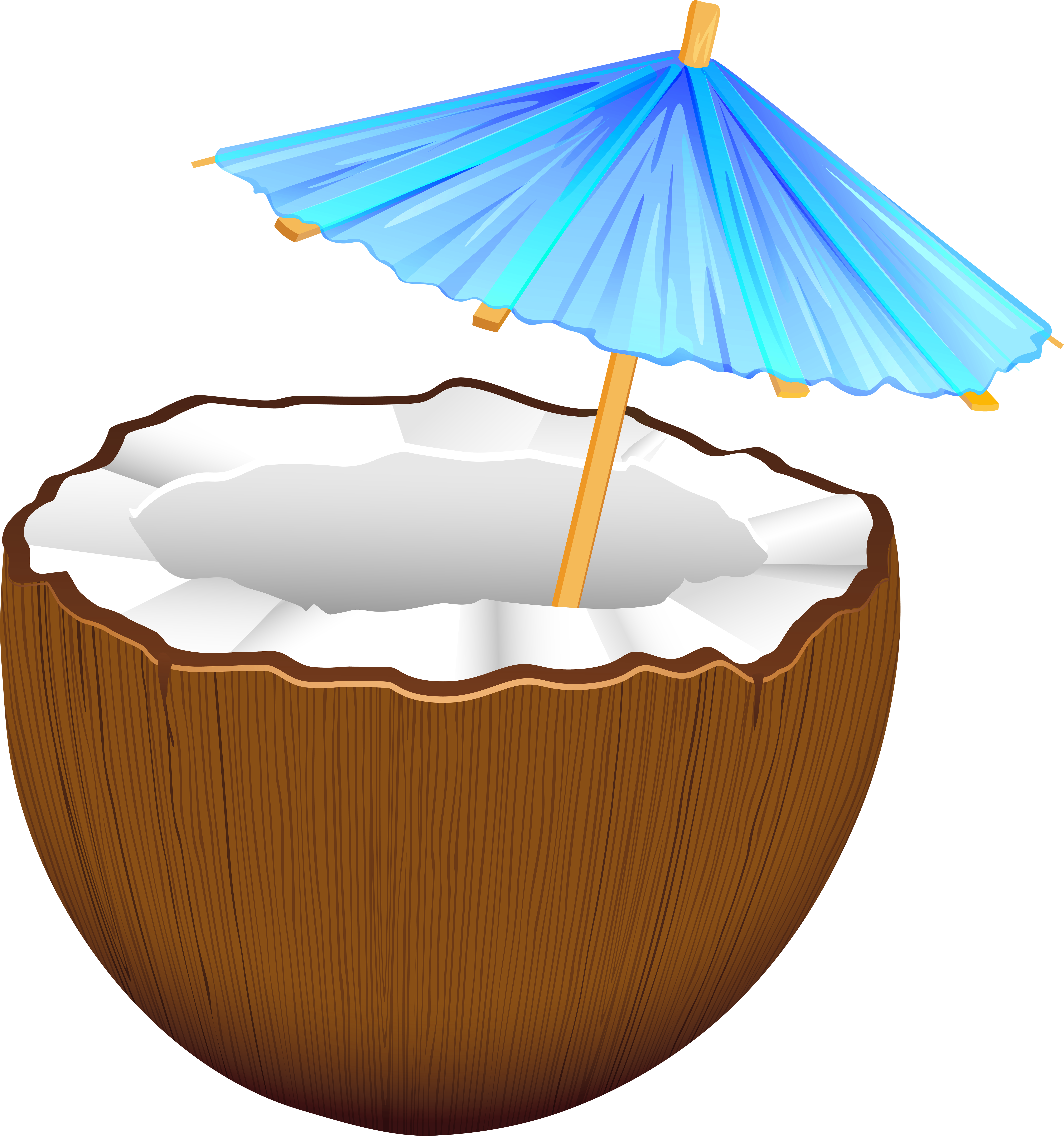 Coconut Cocktail Png Clip Art - Coconut Cocktail Png Clip Art (7488x8000)