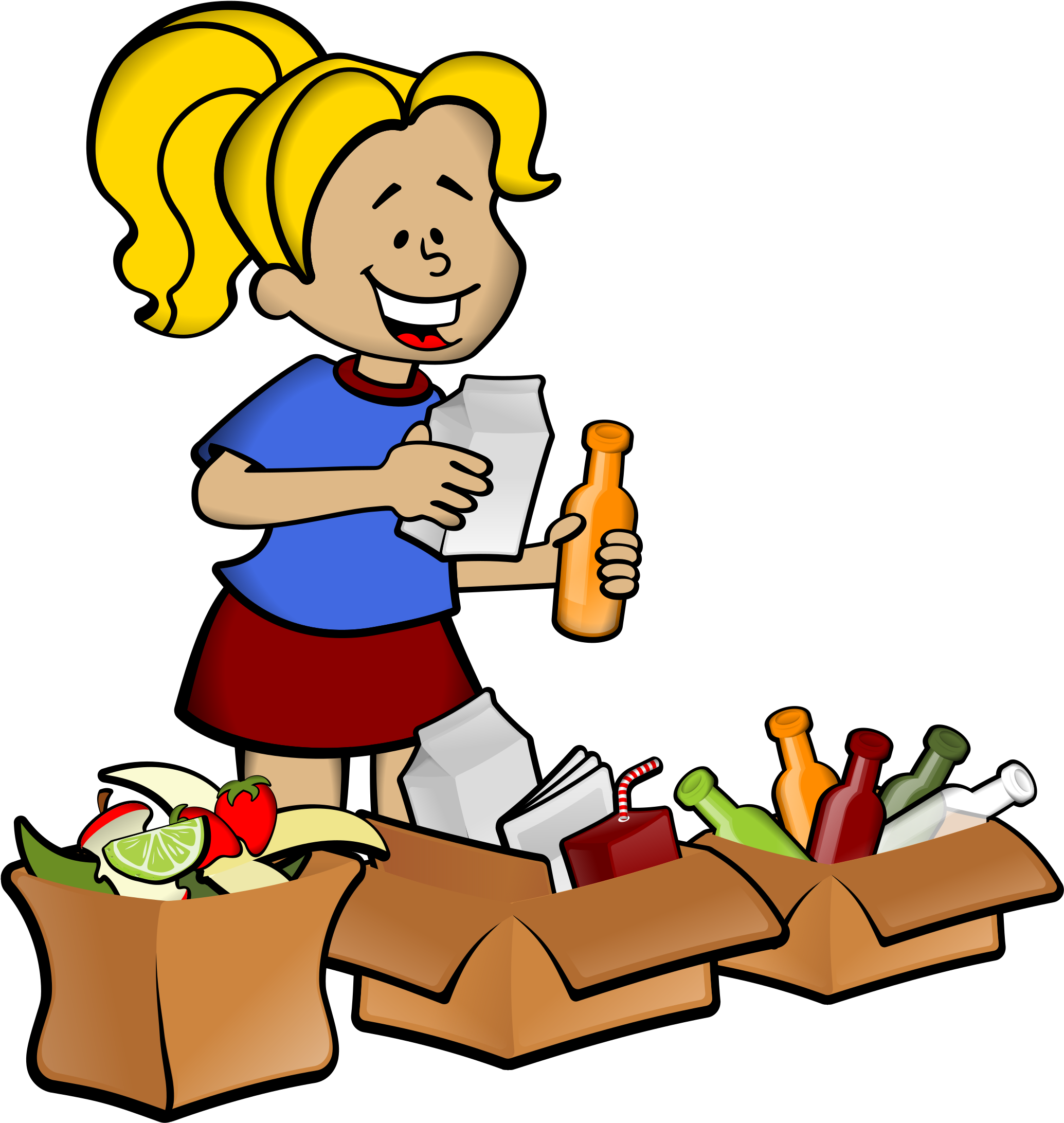 Big Image - Segregation Of Waste Clipart (2400x2400)
