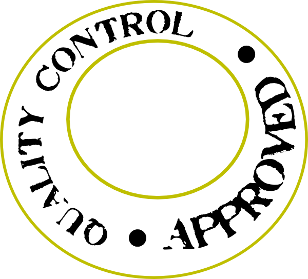 Quality Control New Clip Art At Clker - Quality Control Rejected (600x544)