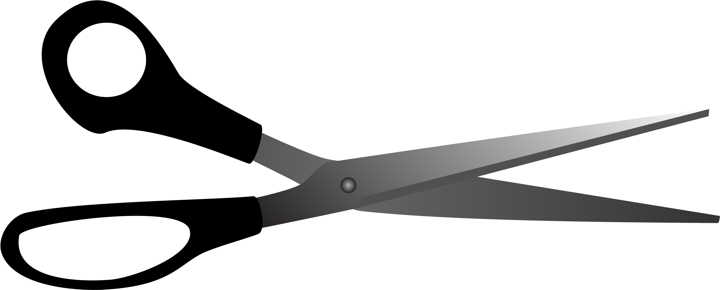 Hair Scissors Clipart Free Clip Art Images - Scissors Png (2500x1279)