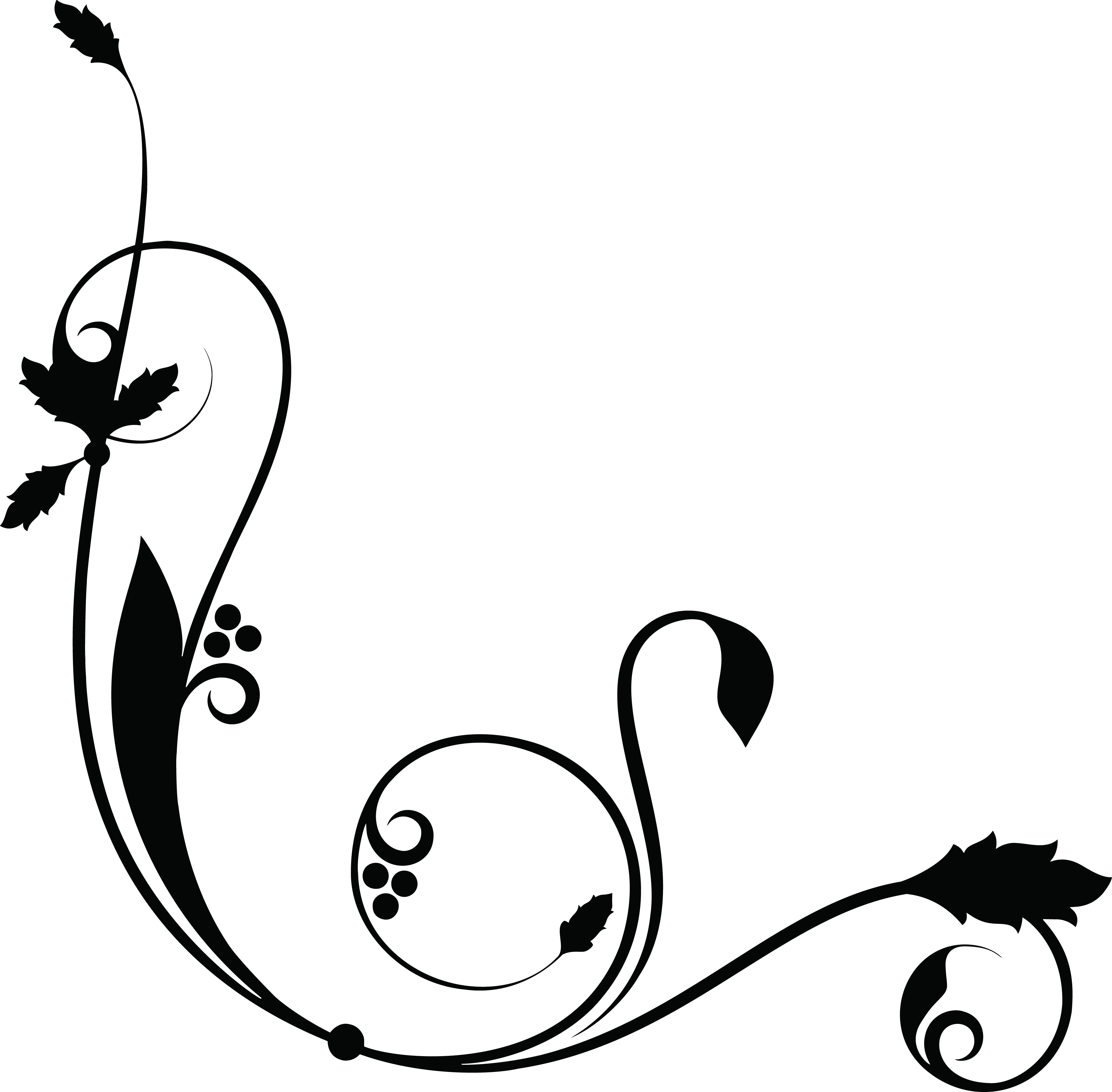 Free Clipart Of A Decorative Border - Clip Art Decorative Borders (4000x3929)