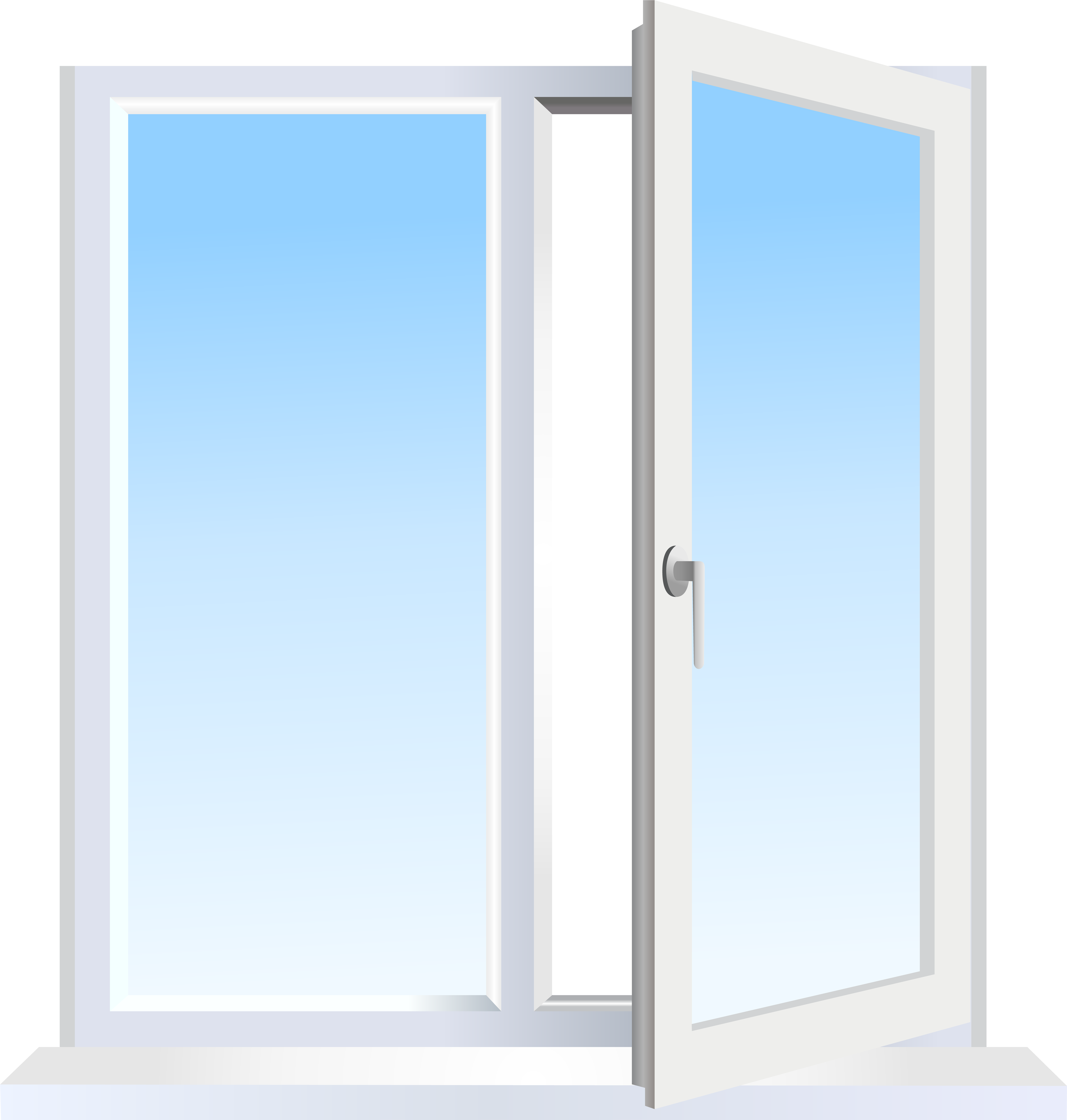 Open Window Png Clip Art - Open Window Png Clip Art (7621x8000)