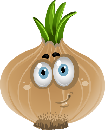 Légumes Rigolos - Oignons - Onion Clipart (404x500)