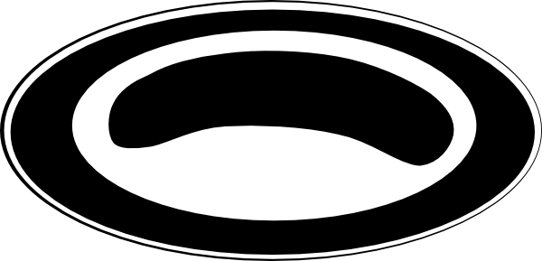 Free Vector Fast Food Dishes Ff Menu Clip Art - Saucer Black And White (600x289)