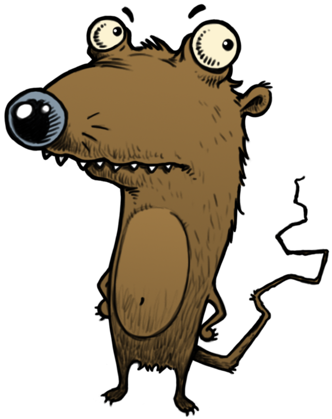 Rat Thing By Crazy3dman - Don't Give A... Throw Blanket (894x894)