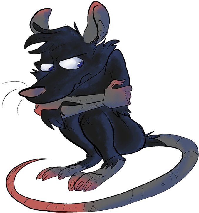 Rat Lady By Raaynee - Illustration (800x779)