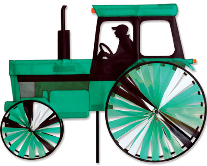 Green Tractor Spinner - Modern Tractor Green 24 Inches Spinner (728x728)