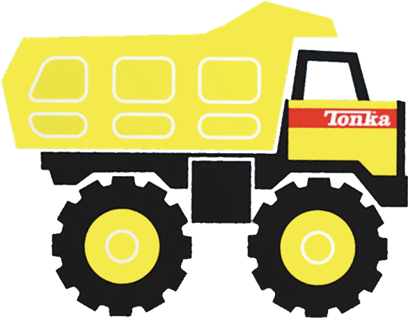 Car - Brewster Ps96302 Tonka Trucks Wall Border (600x512)