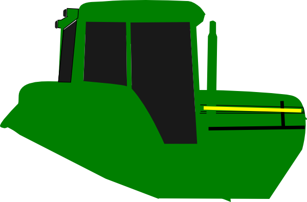 Clip Art Tractor - Tracteur Clipart (600x395)