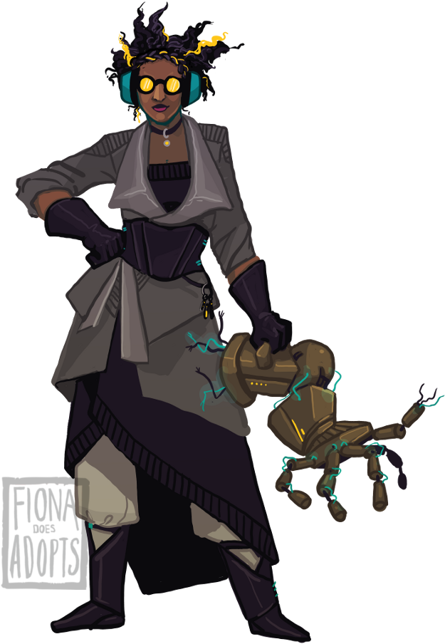 Nightshade Scientist By Fionadoesadopts - Cartoon (778x1100)