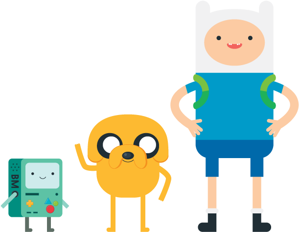 Adventure Time By Tae-yun - Adventure Time Free Vector (842x595)