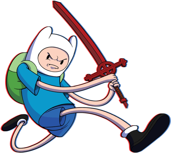 Finn The Human Clipart Sword - Finn The Human Battle (600x600)