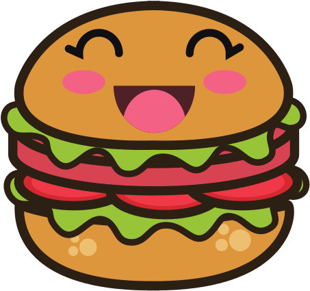 Taco Icon Png Download - Cartoon Burger (550x550)