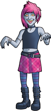 Mad Scientists' Guild Member, Madzia - Cartoon (350x400)