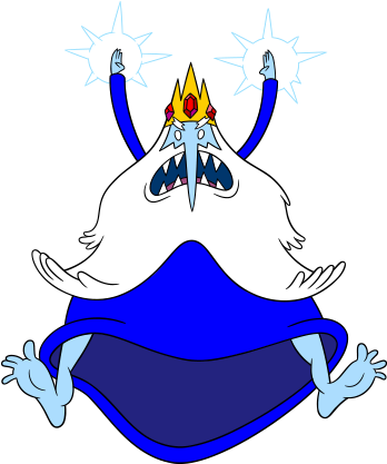 Dc X Adventure Time - Quadro Finn Jake E Rei Gelado Unica (358x424)