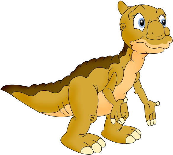 Dinosaur Cute Cartoon Animal Clip Art Images - Dinosaur From Cartoon (600x600)