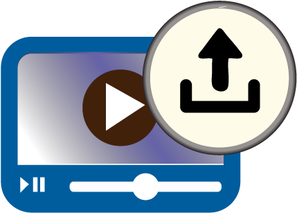 Media Viewer Icon - Video Upload Icon Png (453x357)