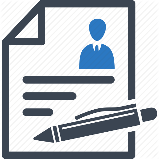 Resume Icon Download Image - Job Application Png (512x512)