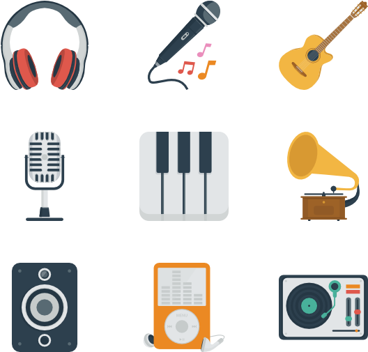 Audio Set 10 Icons - Electronic Products Icon Png (600x564)