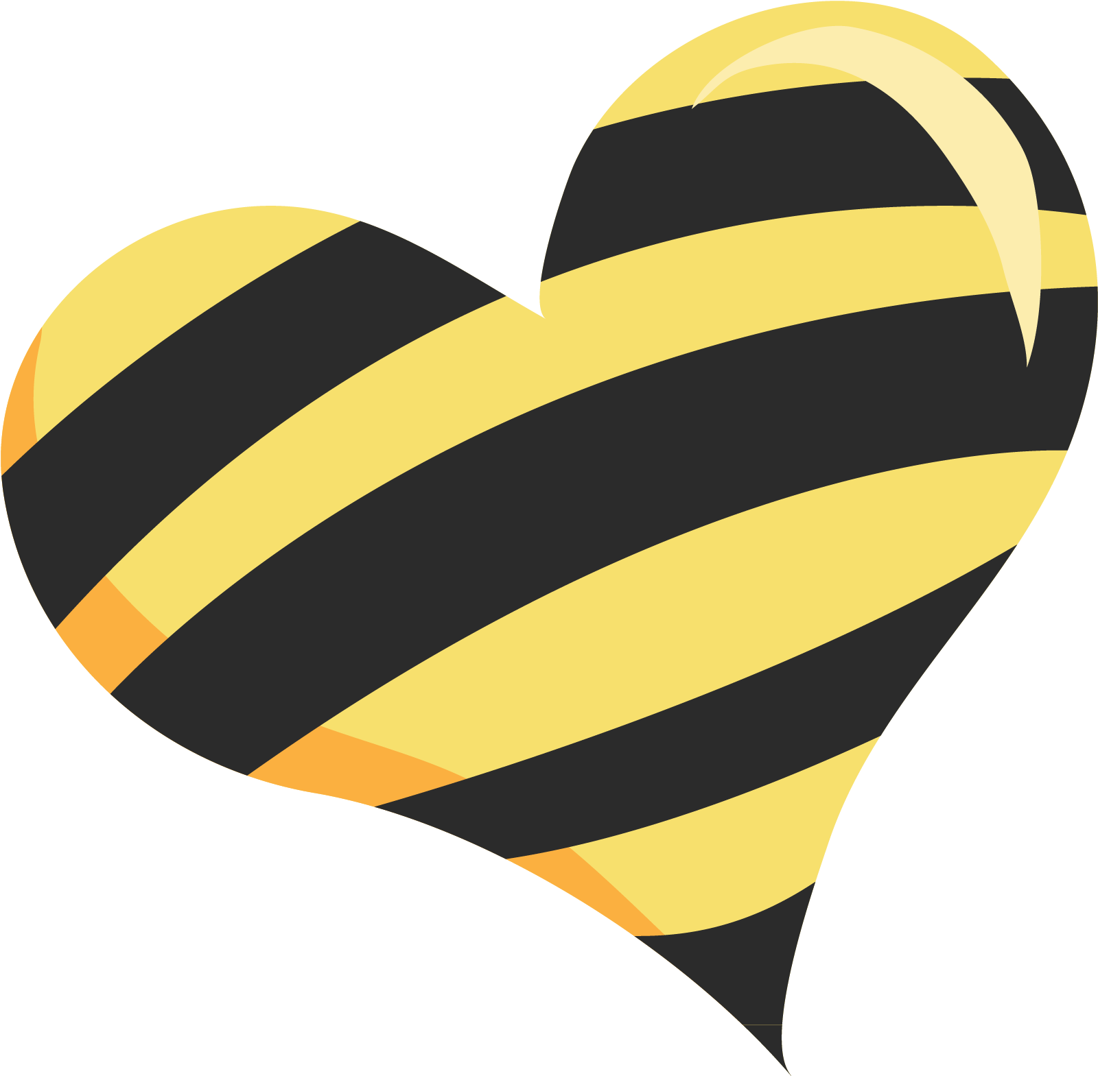 Craft - Bee With Hearts (1800x1800)