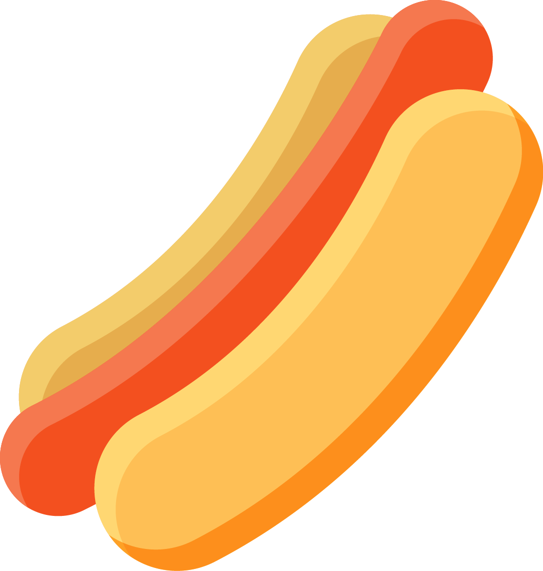 Hot Dog Sausage - Dibujos Sobre Un Hot Dog - (1085x1140) Png Clipart  Download