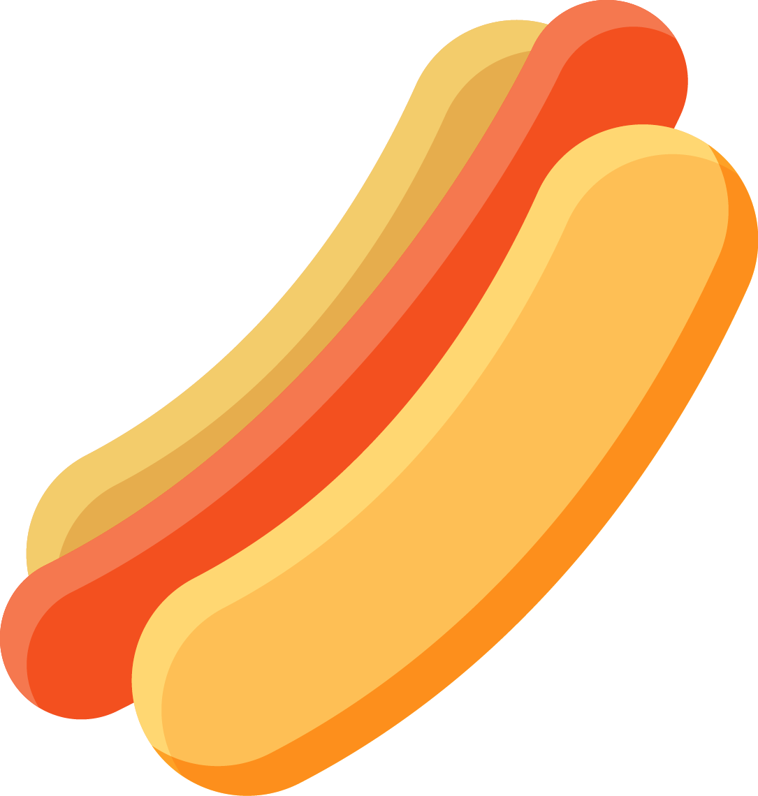 Hot Dog Sausage - Dibujos Sobre Un Hot Dog (1085x1140)