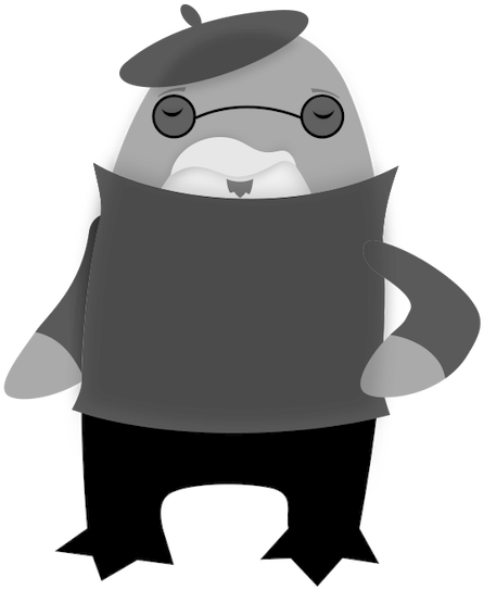 Up Korora Beatnik 800px - Beatnik Vector (600x750)