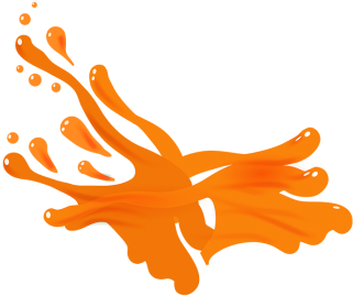 Orange Juice Splash Vector Png, Orange, Juice, Vector - Poster Background Juice (360x360)